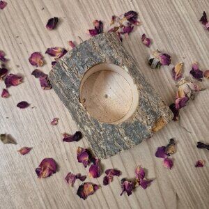 Wooden Tea Light Candle Holder